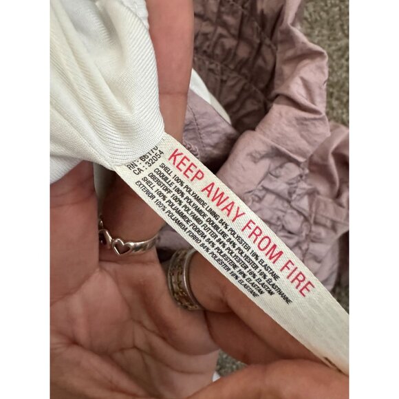 Free People MOVEMENT THE WAY HOME SHORTS Athletic Moonlight Mauve Small Lined L1 - Picture 7 of 7